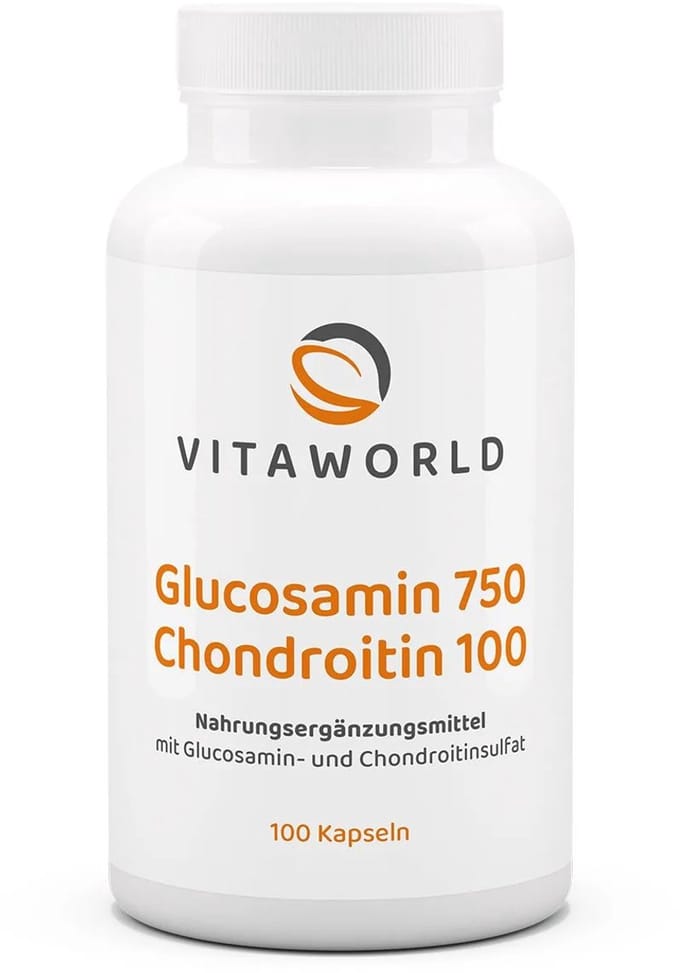 Vitaworld Glucosamine 750 Chondroitine 100 100 capsules