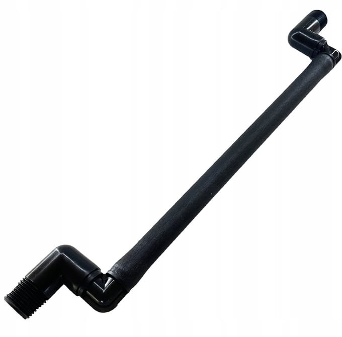 Flexibele sprinkleraansluiting 30 cm 1/2" x 3/4" met verloopstuk