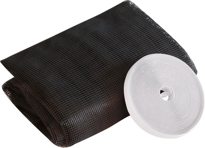 Insectenwerende hor voor ramen en deuren - UV-bestendig polyester weefsel - 150 x 300 cm
