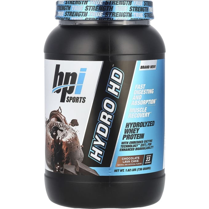 BPI Sports, Hydro HD™, Gehydrolyseerd Wei-eiwit, Chocolate Lava Cake, 1,62 lbs (736 g)
