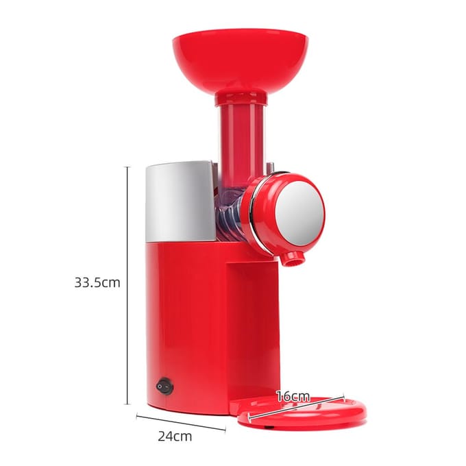 IJsmachine Multifunctioneel Huishoudelijk Automatisch 160W 1000ml Grote Capaciteit Mini DIY Slush Fruit US Plug rood
