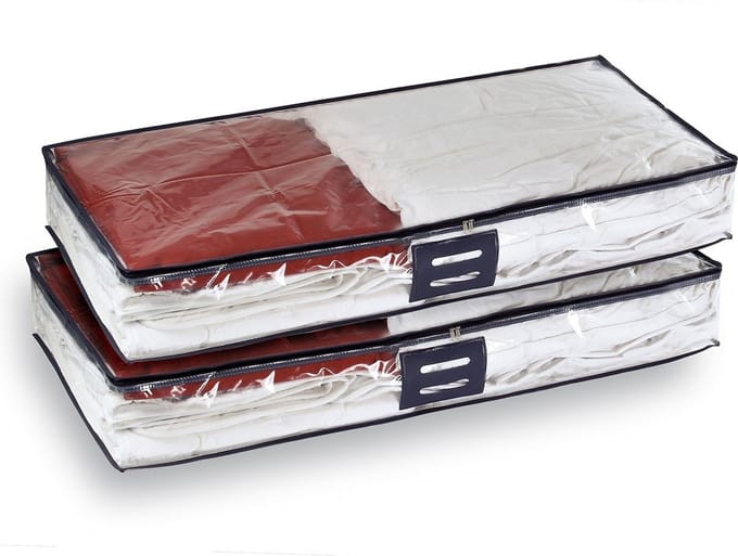 CALICOSY - Opberghoezen 100 x 15 x 48 cm - set van 2