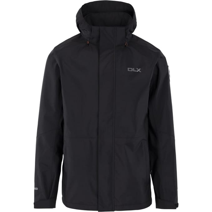 Trespass Heren DLX Cyril Waterdichte Jas (Zwart)