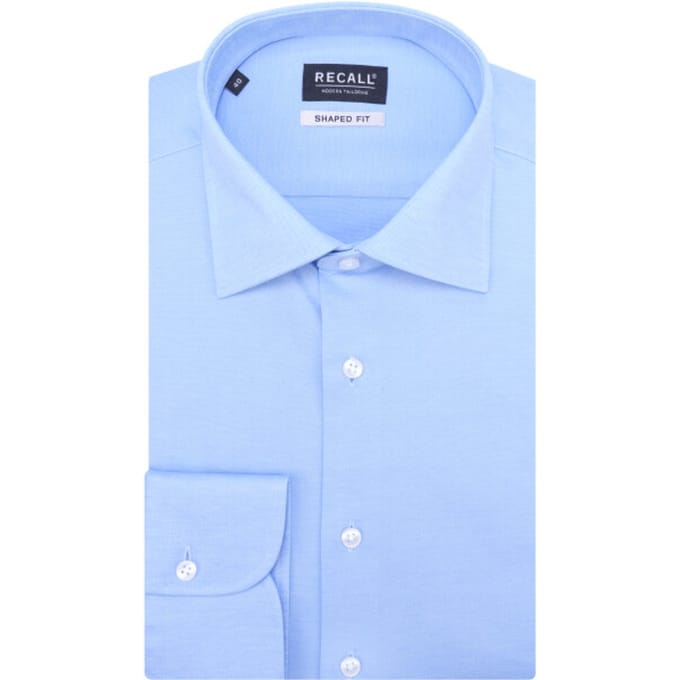 Recall Business Overhemd Blauw Heren