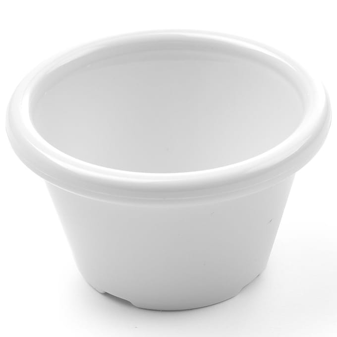 HENDI Set van 12 ivoren ramekins – 0,045L – vaatwasmachinebestendig – ⌀60x(H)35mm
