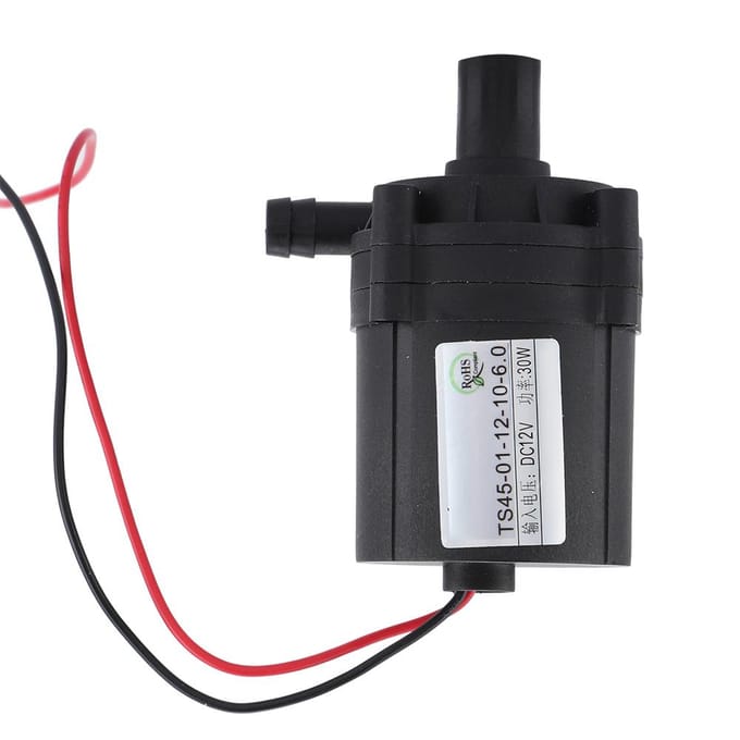12V Water Regelbare Circulatie DC Pomp Borstelloze Motor DC Pomp Draad