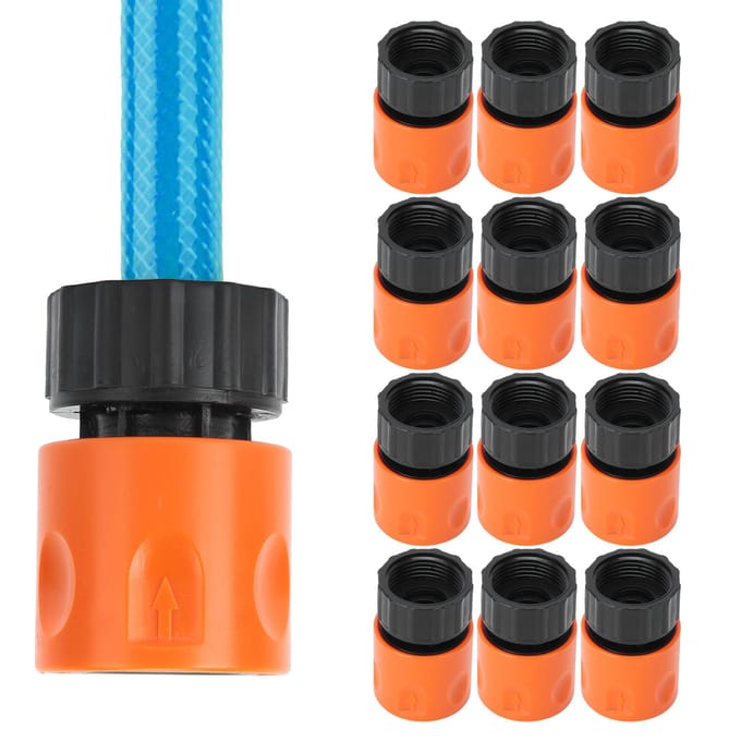 12 stuks Slang Snelkoppeling Connector Fitting G3/4 Buitendraad Tuinirrigatie Accessoire orange