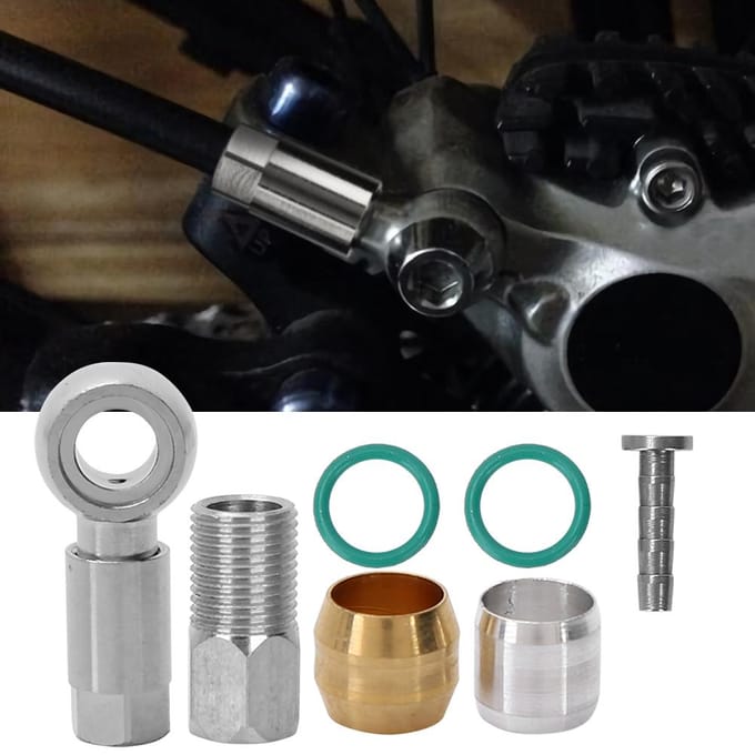 Adaptateur de durite d'olive Set d'accessoires de raccords de vélo Pour BH90 Vélo gray