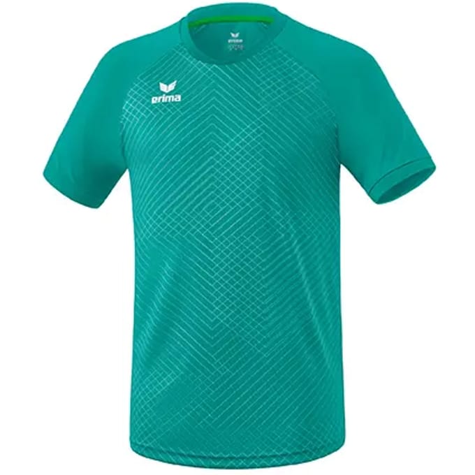 Erima Madrid Shirt Korte Mouw Kinderen - Columbia | Maat: 152