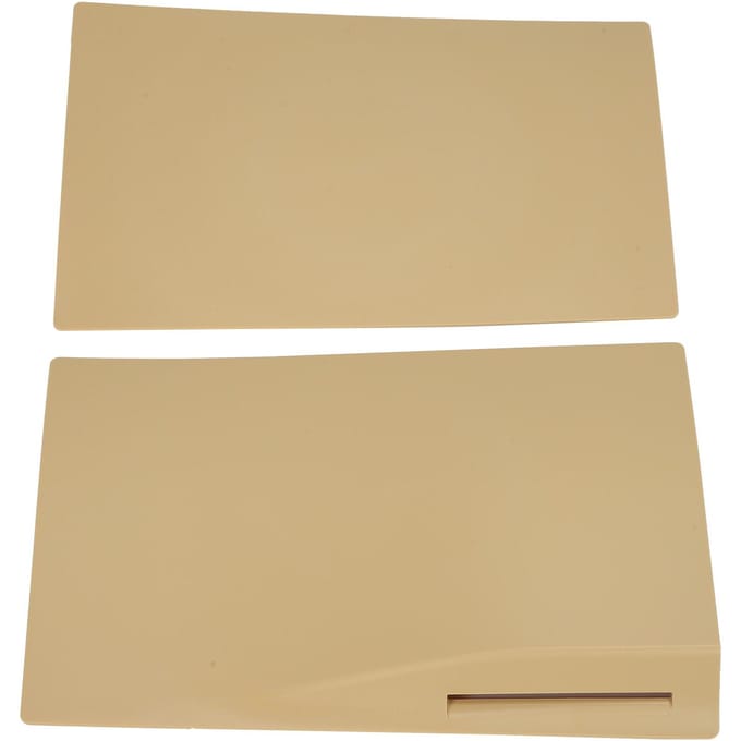 Coque de Protection Hôte Boîtier de Console pour Console PS5 Édition Numérique CDROM Disque beige