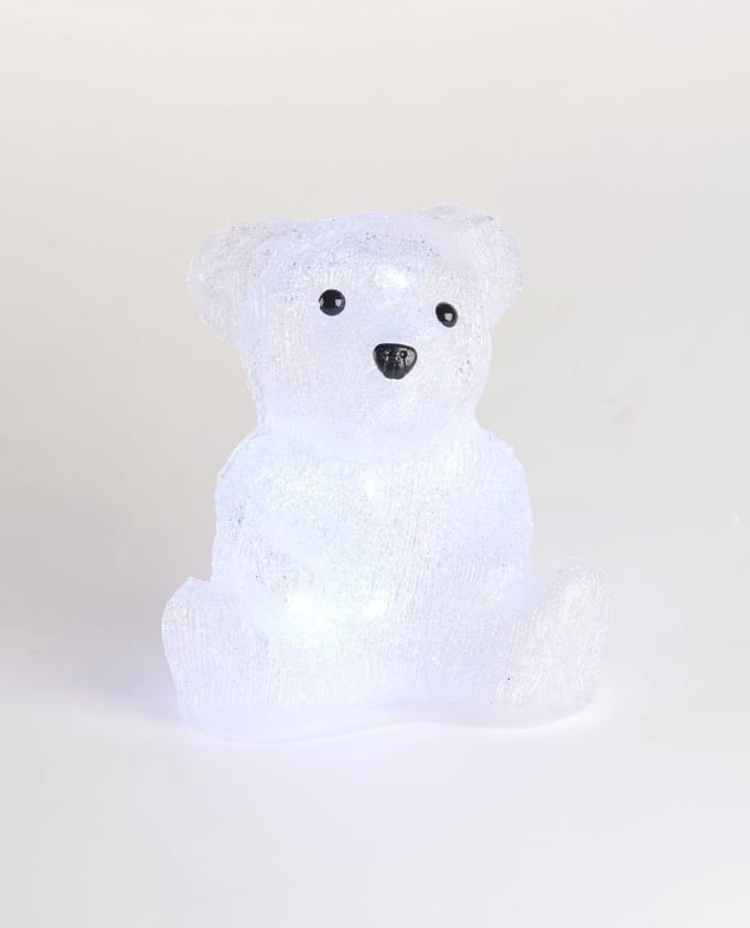 Feeric Verlichte Beer Figuur - 20 cm, Binnendecoratie