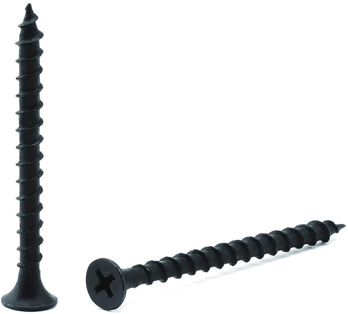 Zwarte Fosfaat Gecoate Zelftappende Houtscreven #8 - 100 Stuks