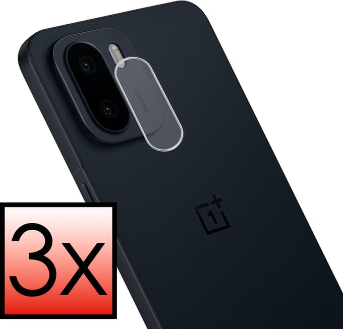 Camera Lens Protector - 3 Stuks - Geschikt voor OnePlus 15R - Camera Screenprotector - Beschermglas - Gehard Glas - Tempered Glass - Screen Protector