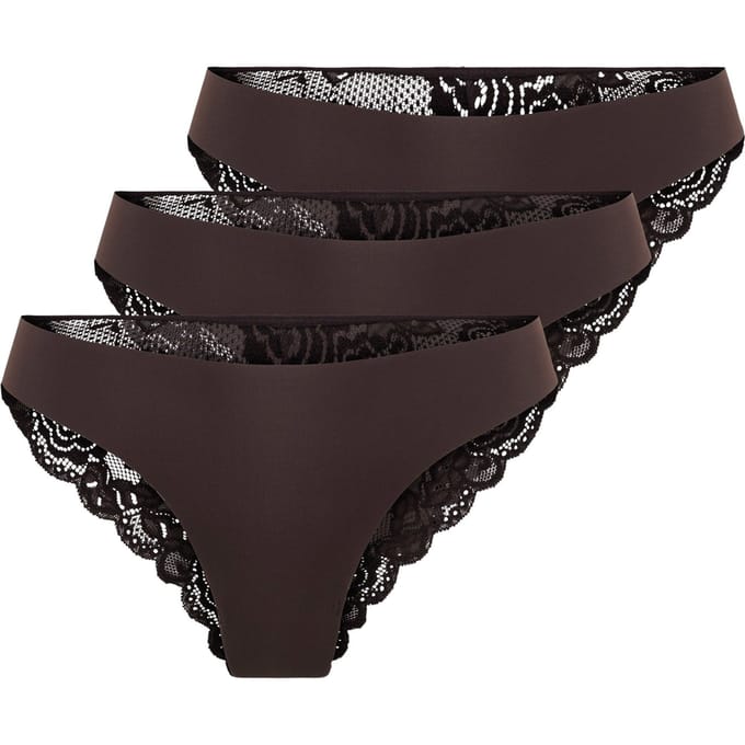 Only Chloe Lace Brazil Slips Dames (3-pack)