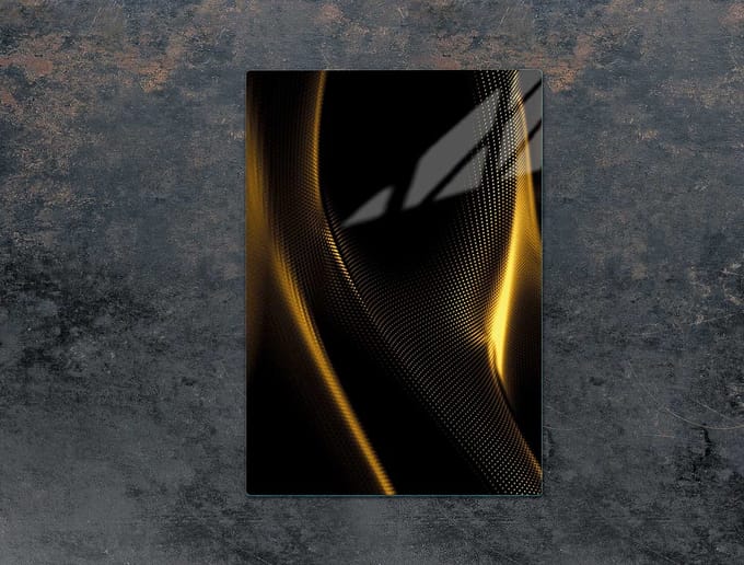 TMK ArtDeko - Snijplank - Goud - 35x52 cm - Gehard Glas