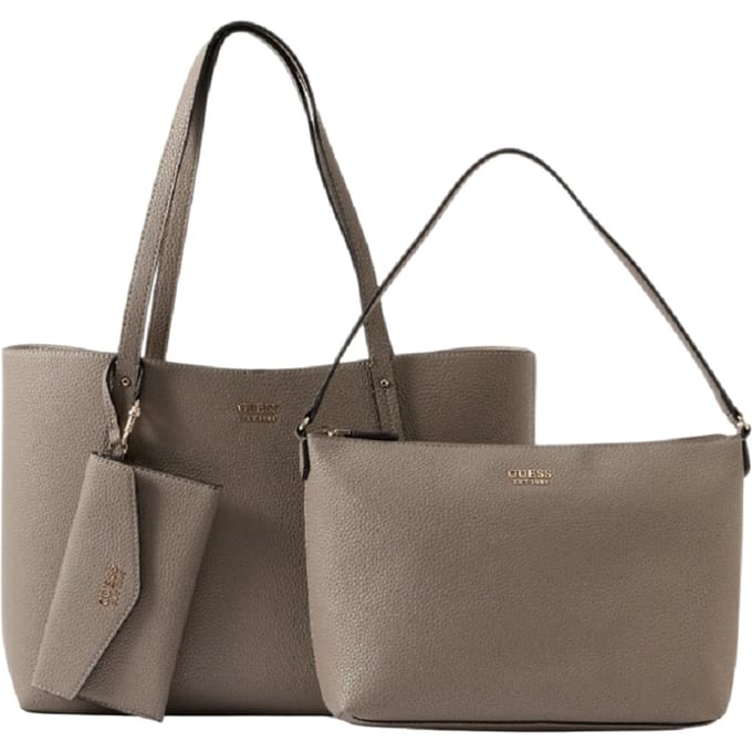 GUESS shopper Brenton Tote Dark Taupe