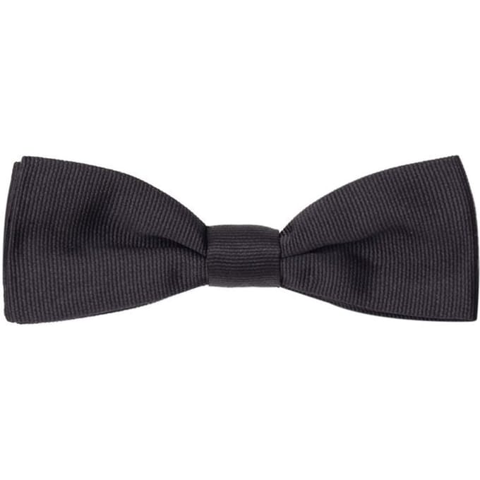Dolce & Gabbana Zwarte Zijden Vlinderdas
