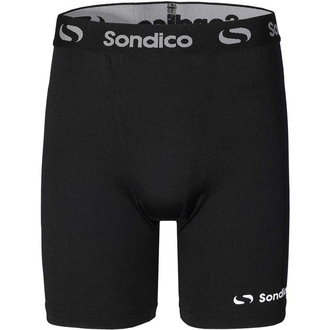 Sondico Core 6-basislaagshort voor heren (Zwart)