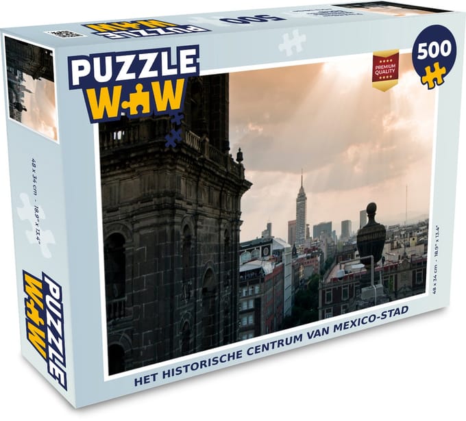 Puzzel Het historische centrum van Mexico-stad - Legpuzzel - Puzzel 500 stukjes