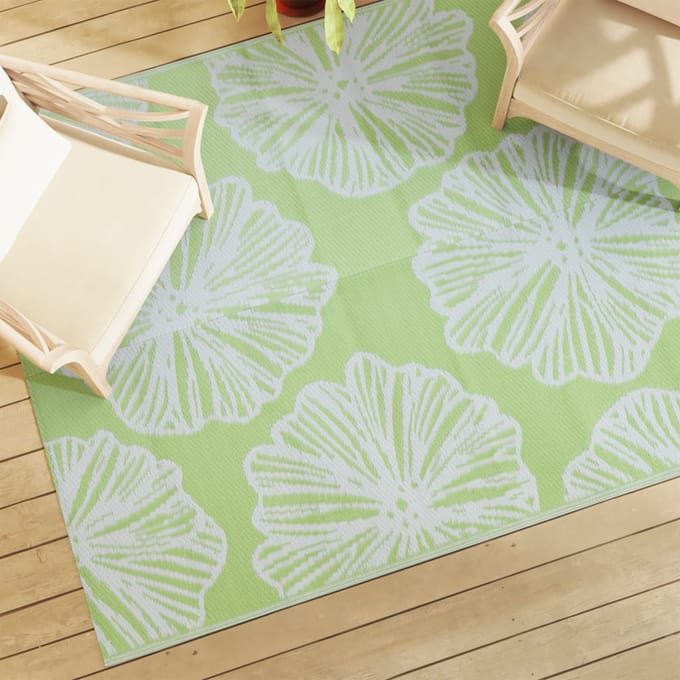 vidaXL Buitenkleed ARAKIL 160x230 cm PP groen