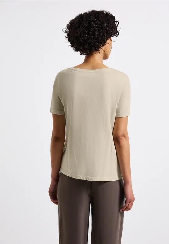 Shirt met gewassen look