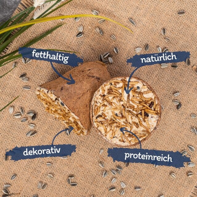8 stuks. Lyra Pet® Protein Boost voerbak met meelwormen