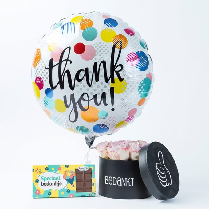 BloomKado | Combi Deals | Combi Deal Bedankt | Verjaardagscadeau