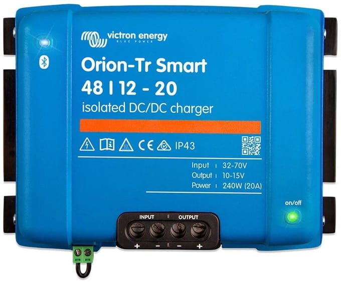 Victron Orion-Tr Smart 48/12-20A (240W) Isolated DC-DC Acculader | ORI481224120