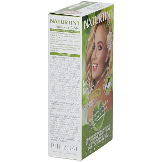 Root Retouch Licht Blonde Tinten - NATURTINT - 45ml - Vegan - Ammoniakvrij - Microplastic FREE