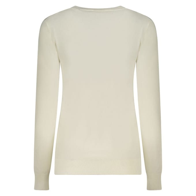 Guess Jeans Bianco Viscose Dames Langzaam Shirt