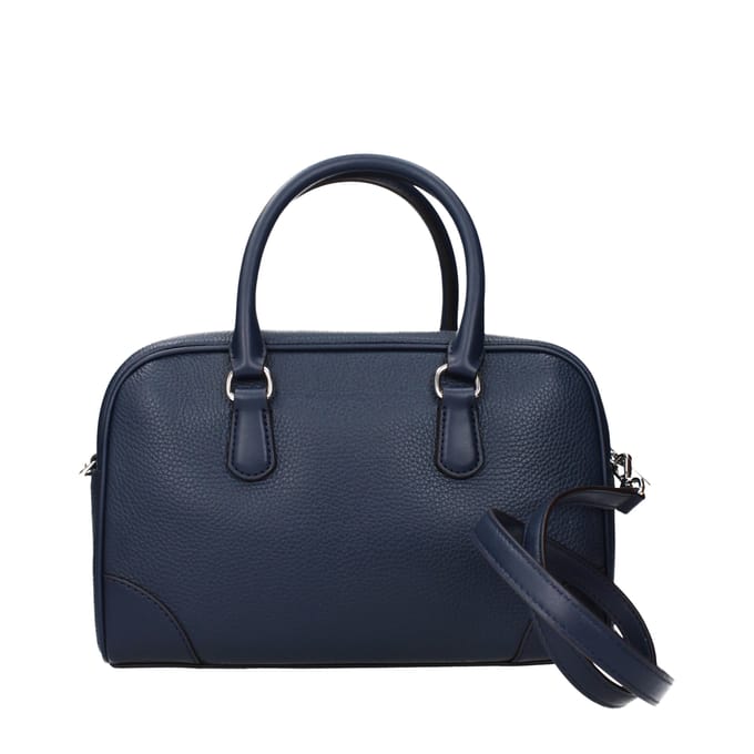 Blauwe Leren Handtas