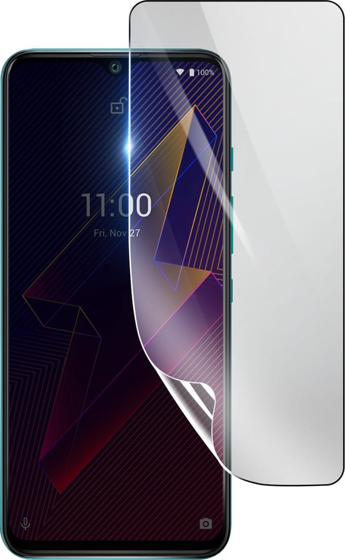 3mk, Geschikt voor Wiko Power U20, Schokbestendige Hydrogel Screenprotector, Transparant