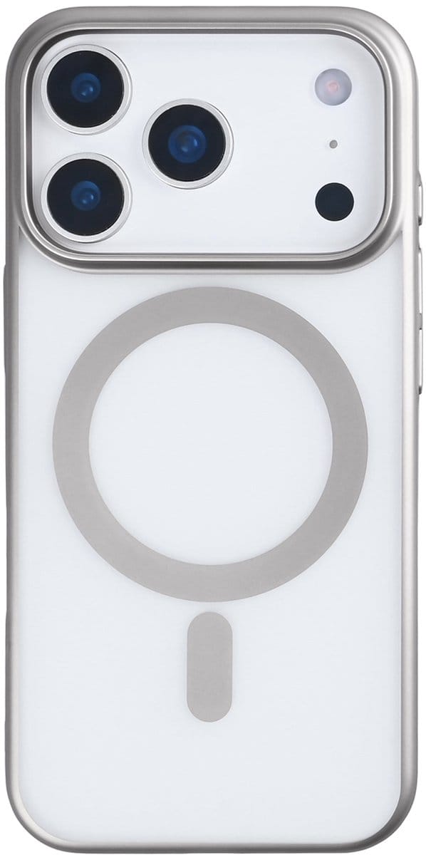 Rixus Instinct Mag Case For iPhone 17 Pro Titanium Grey