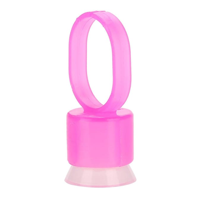 100 Stuks Set Wegwerp Tattoo Inkt Ring Cups Met Spons Pigment Houder Permanente Make-up Rood rood