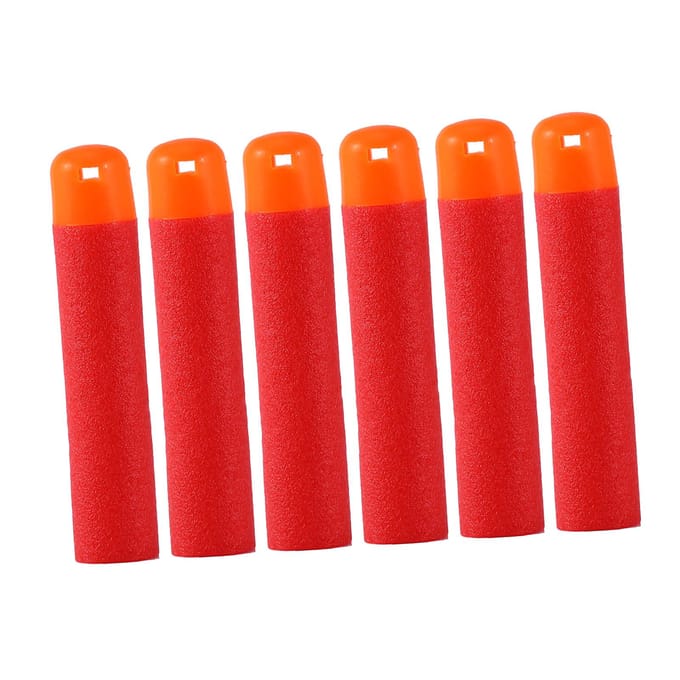 6 stuks Navuldarts 9,5 cm Kogelblaster Voor Mega Centurion Speelgoedpistool pink