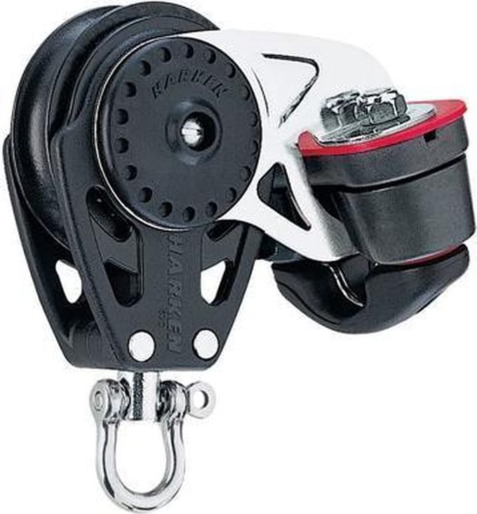 Harken Carbo 1-schijfs+klem 40 mm