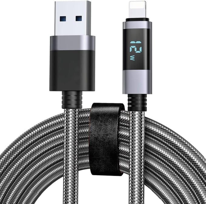Oplader kabel geschikt voor iPhone - Kabel geschikt voor lightning - Oplaadkabel - USB kabel - Lader kabel