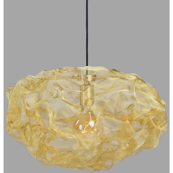 Northern Heat hanglamp, messing, Ø 55cm