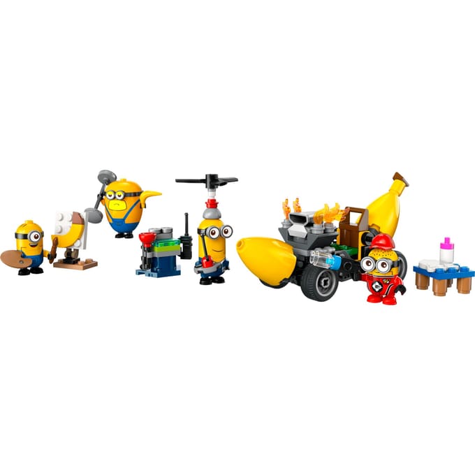 LEGO Despicable Me 4 - Minions en Bananenauto - 75580