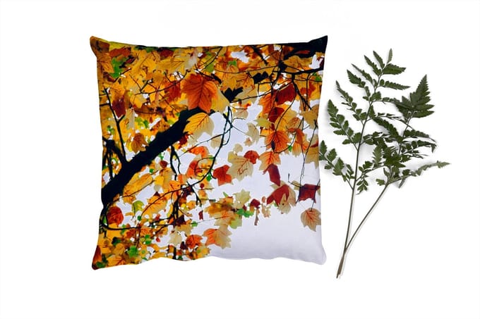 Sierkussens - Kussentjes Woonkamer - 45x45 cm - Bomen - Herfstbladeren - Natuur