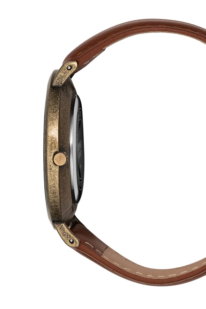 Orphelia Alium OF761803 Horloge - Leer - Bruin - Ø 41 mm