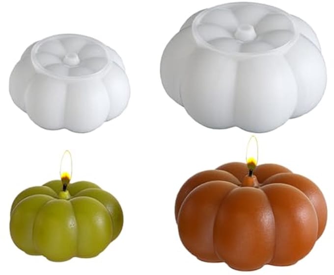 Halloween pompoen silicone vormen voor kaarsen en zeep