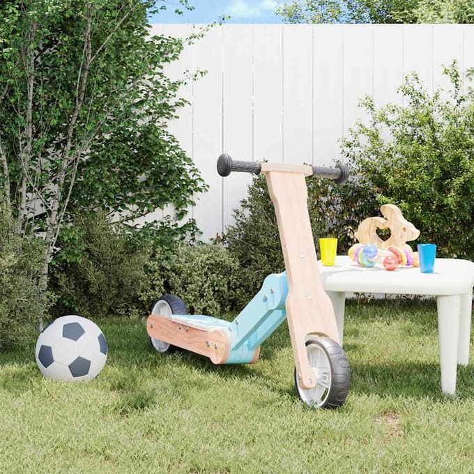 vidaXL Kinderstep 2-in-1 lichtblauw