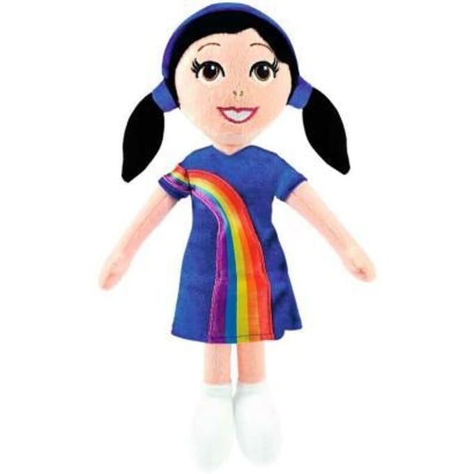 Studio 100 K3 Regenboog knuffel Marthe Speelpoppen