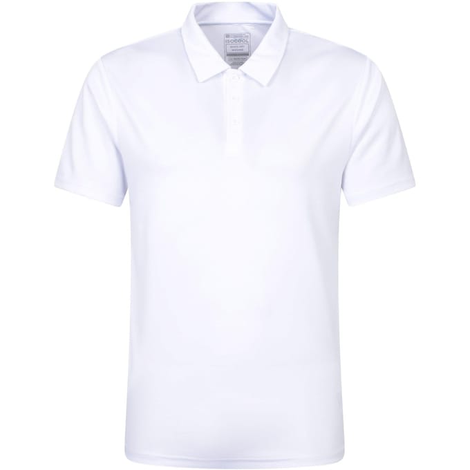 Mountain Warehouse Heren Endurance IsoCool Poloshirt (Wit)