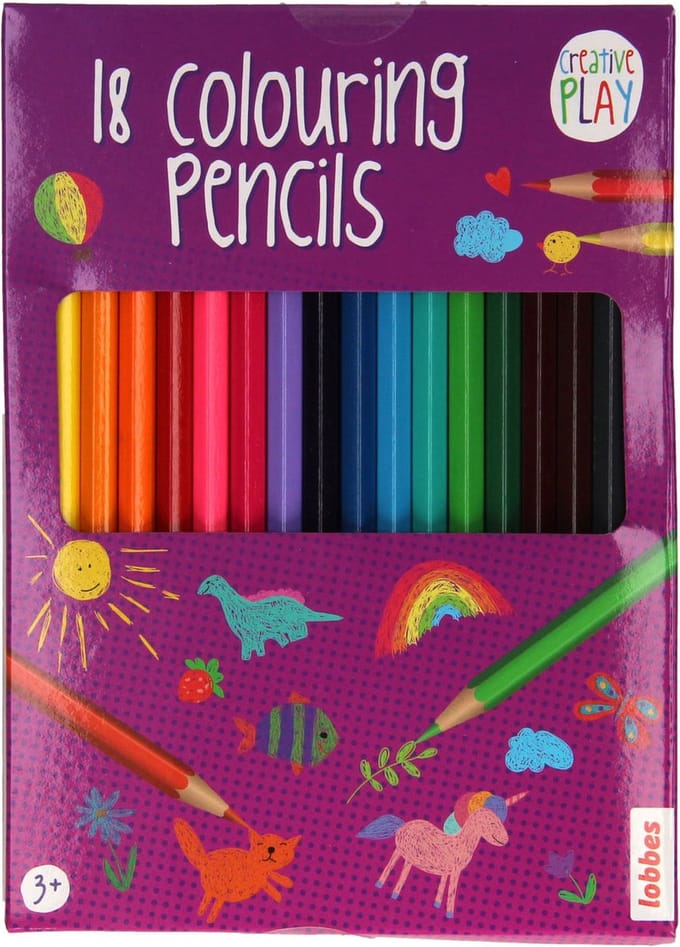 Lobbes Colored Pencils 18st.