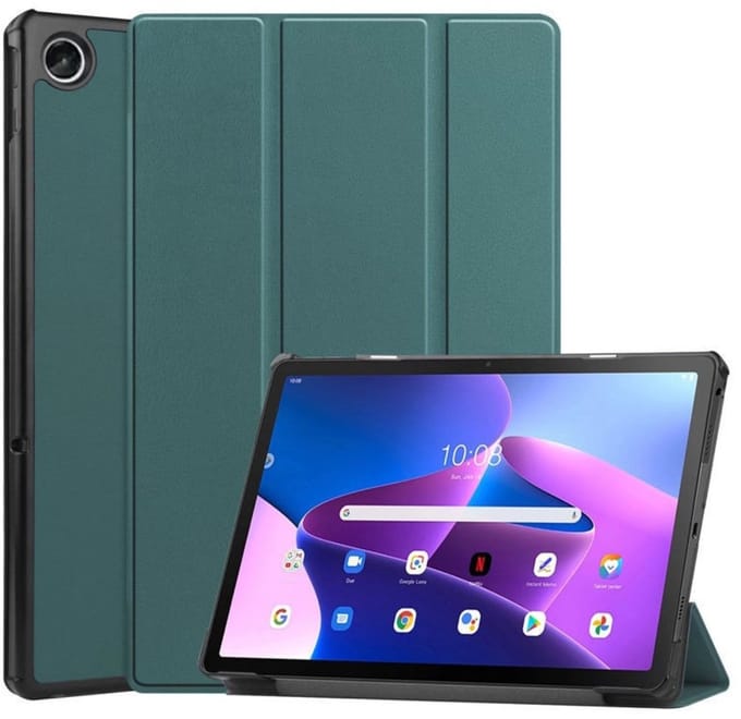 EtuiTab - Lenovo Tab M10 3e Gen - Groene Cover - Smart Function - Standfunctie