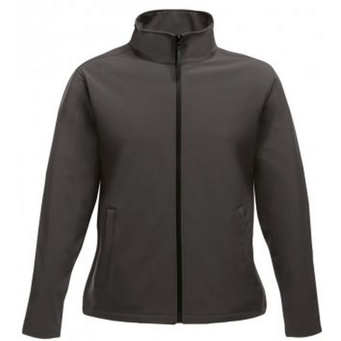 Regatta Opvallende Dames/dames Ablaze Afdrukbaar Soft Shell-jasje (Afdichting Grijs/Zwart)