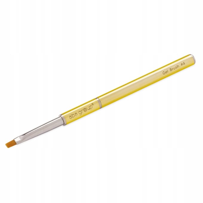 Aba Group Gel Penseel #4 - Professioneel Goud Synthetisch