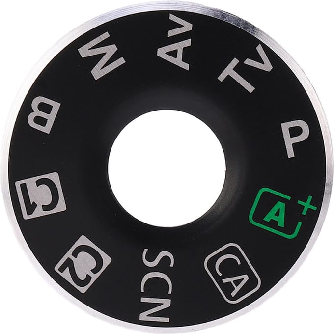 Camera Functie Draaiknop Afdekplaat Modus Interface met Film Reparatie Accessoire voor 6D